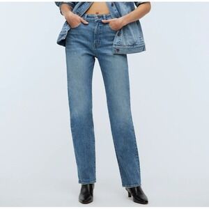 MADEWELL The 90s Straight Leg Jeans Size 32 Denim Blue NEW Casual Modern NN457